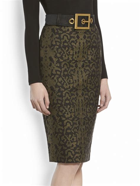 green gucci skirt print|Gucci skirts on sale.